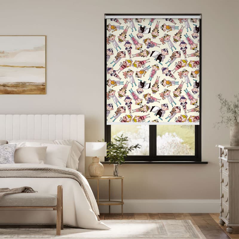 Pet Vet Playtime Window Roller Blind pattern detail