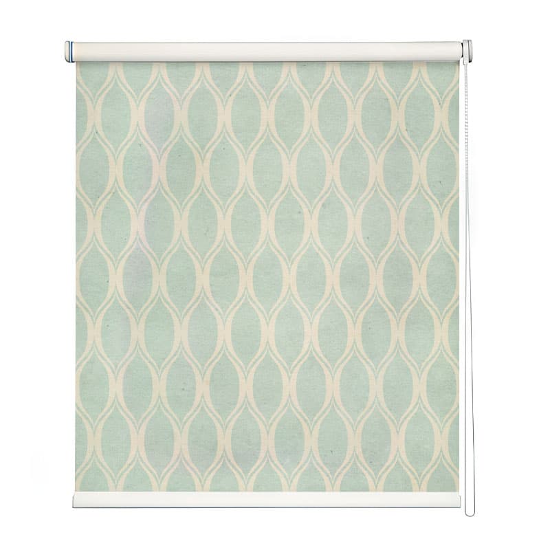 Coastal Weave Design Window Roller Blind shown in a room
