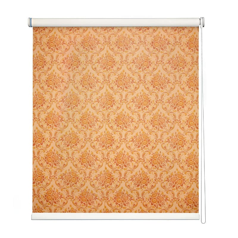 Autumn Hues Floral Window Roller Blind shown in a room