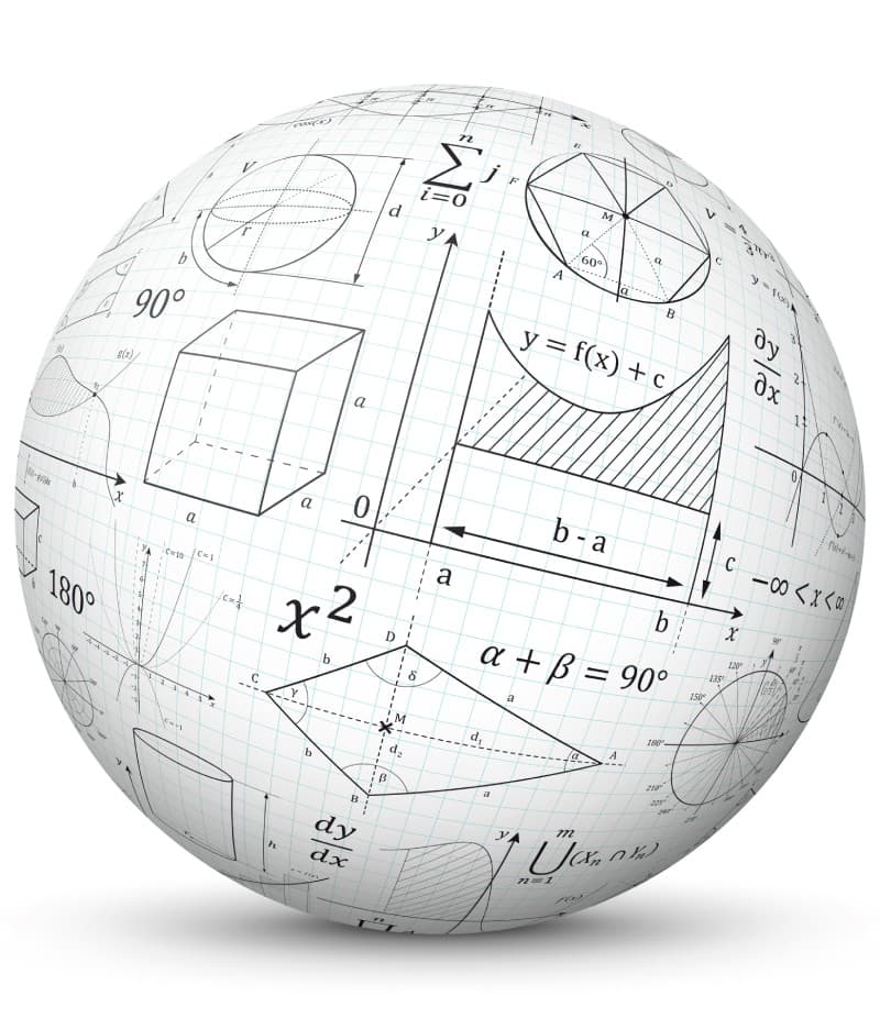 Mathora, 3D Educational Math Wallpaper Mural pattern detail