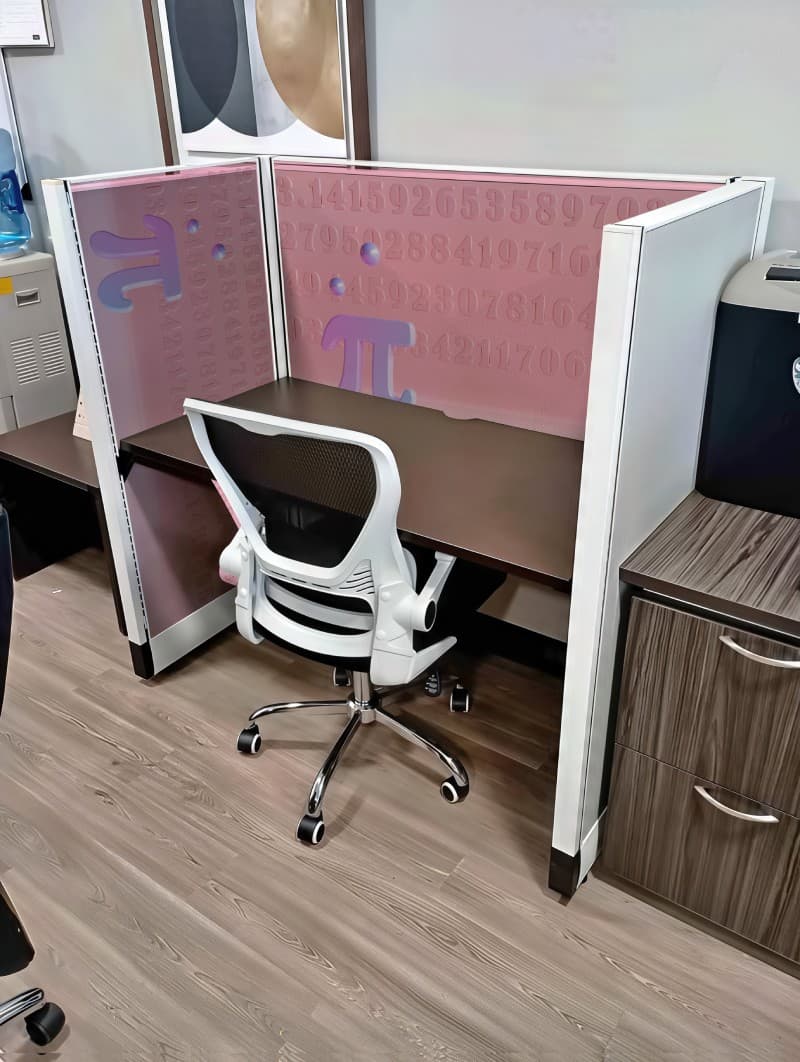 PiVerse, Value of Pi Wallpaper Mural shown in a room