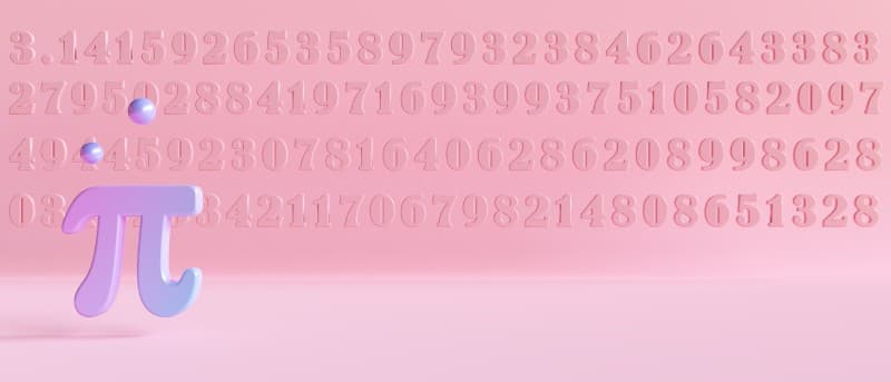 PiVerse, Value of Pi Wallpaper Mural pattern detail