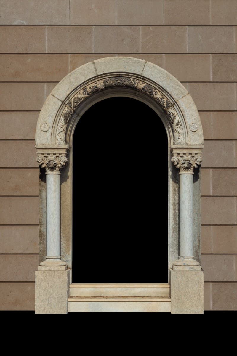 Archway, Portal to Timeless Elegance Mural pattern detail