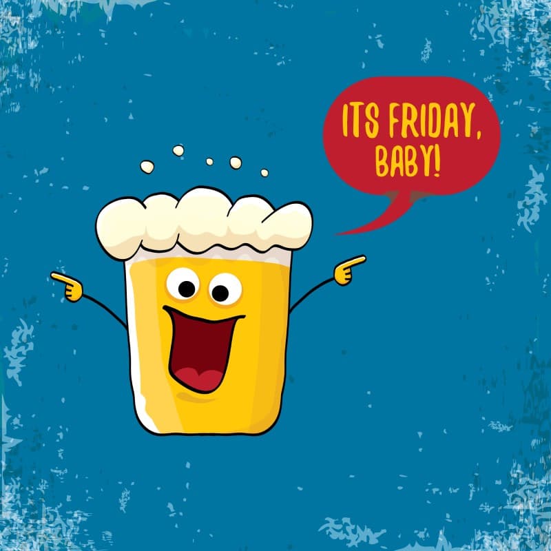 Brewhaha Cheers to Friday Fun Wall Mural Wallpaper pattern detail