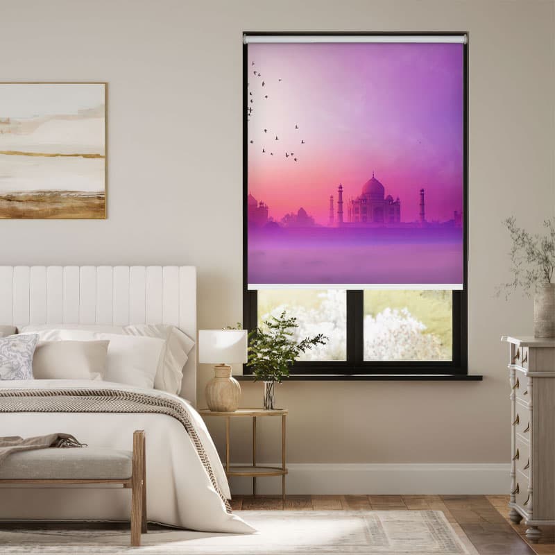 Agra Twilight Dream Window Roller Blind pattern detail