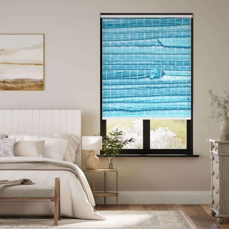 Ocean Weave Textured Window Roller Blind pattern detail