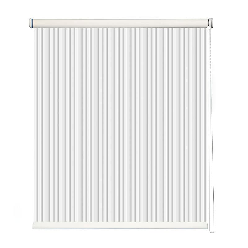 Contemporary Lines Pattern Roller Blind shown in a room
