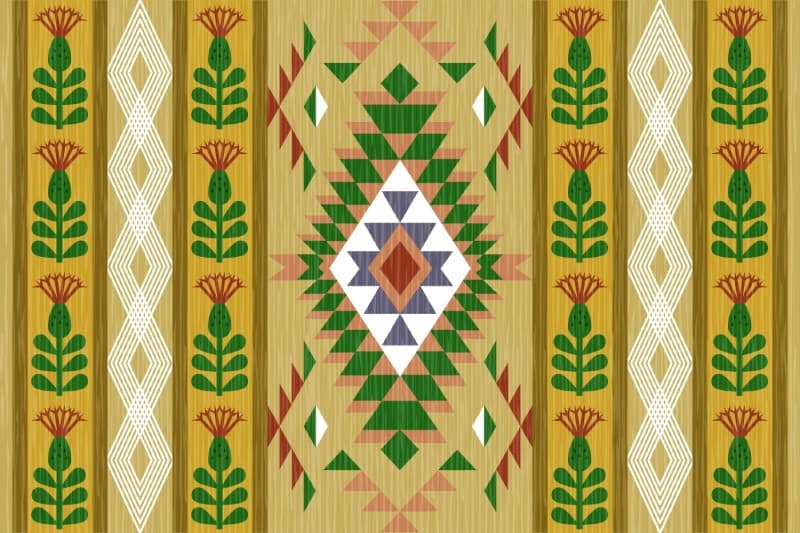 Adiva, Ethnic Geometric Essence Wallpaper pattern detail
