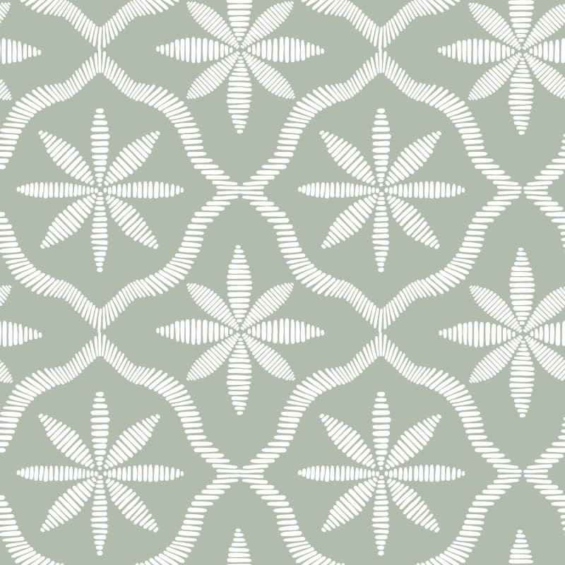 Sthira, Steady Flow of Nature’s Patterns Wallpaper pattern detail