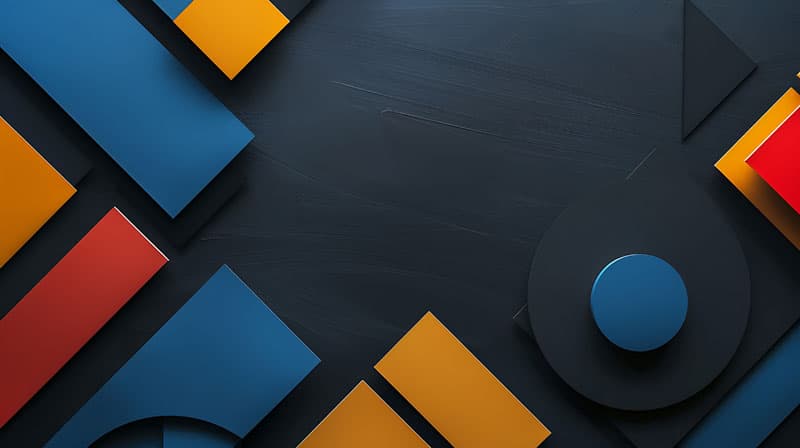Geomersa, Modern Geometric Fusion Wallpaper pattern detail