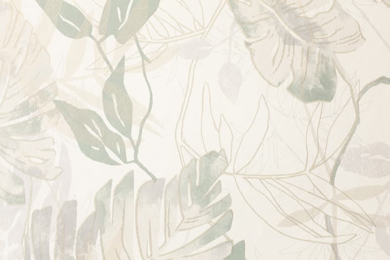 Calmora, Soft Botanical Serenity Wallpaper pattern detail