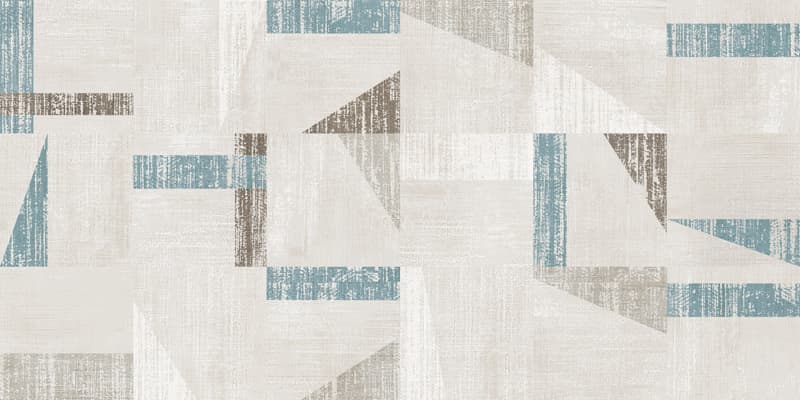 Lineworks, Distressed Geometric Accent Wallpaper pattern detail