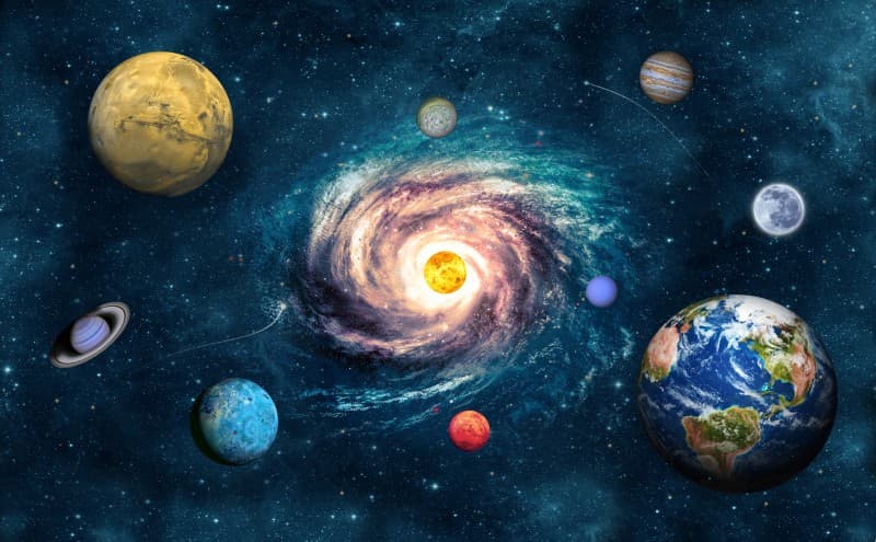 Astryx, Cosmic Odyssey Wallpaper Mural pattern detail