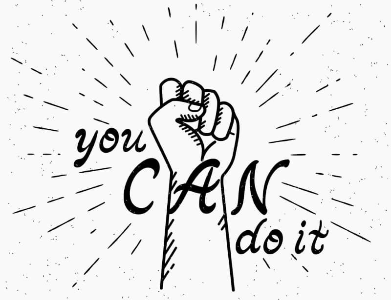 Valora, You Can Do It Wallpaper Mural pattern detail