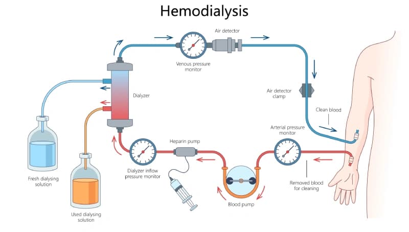 Hemodialysis Medical Education Wallpaper pattern detail
