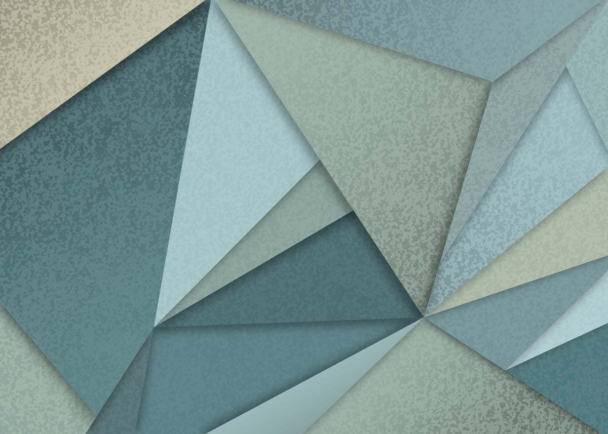 Triscent, Soft-Toned Abstract Geometry Wallpaper pattern detail
