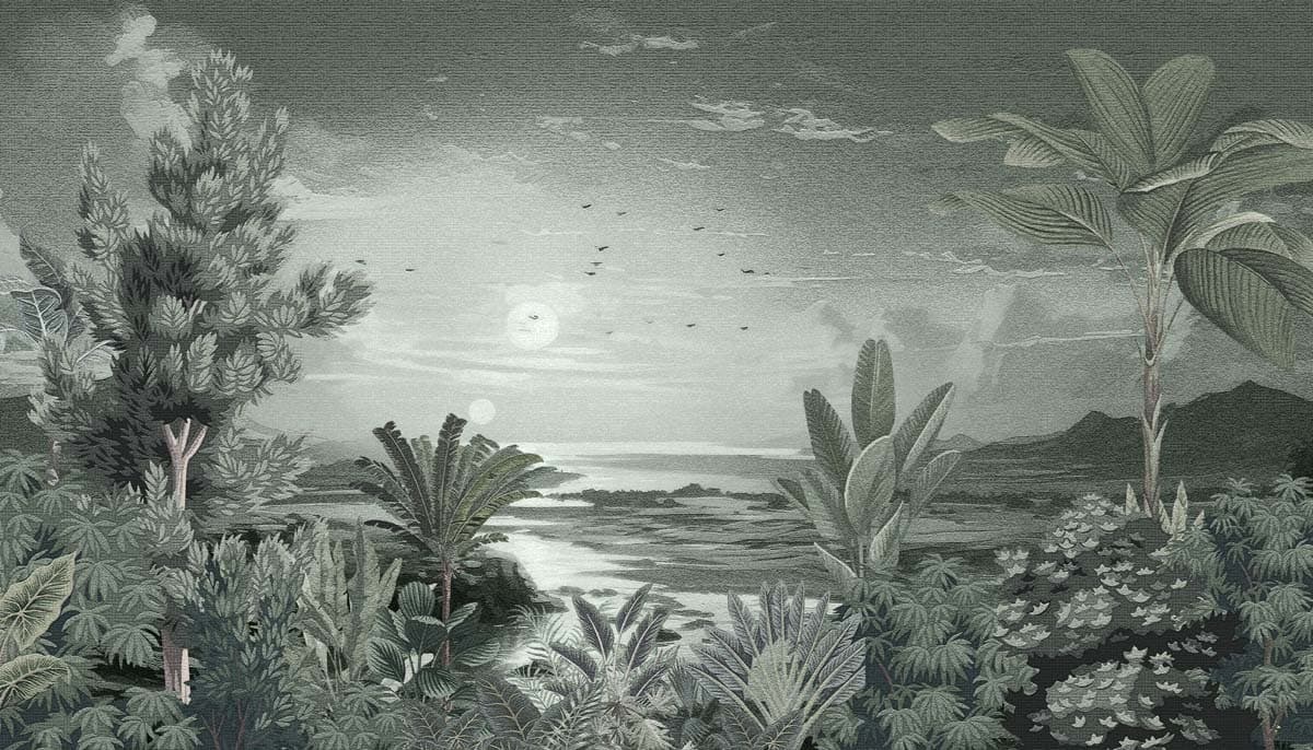 Selora, Whispers of the Horizon Wallpaper Mural pattern detail