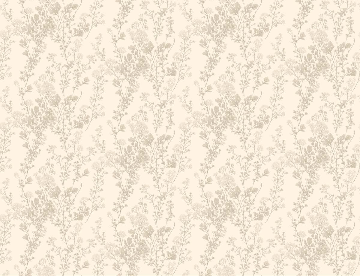 Gentle Floral Sprig Wallpaper pattern detail